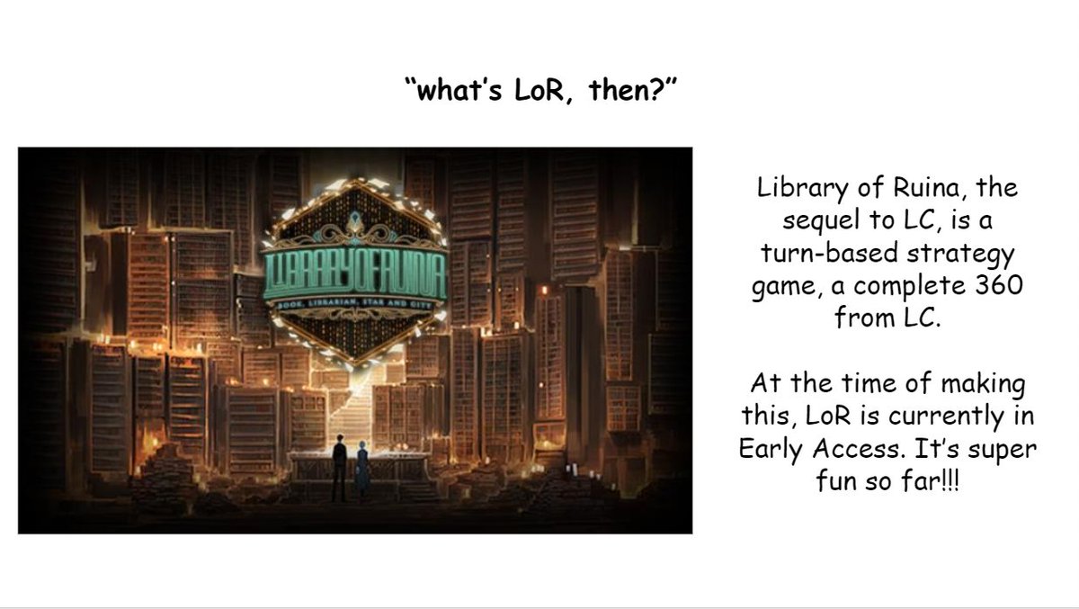 hiii a lot of people over the past few months have asked me what the hell is lobotomy corporation and library of ruina... ...so ive created a quick presentation about it that nobody asked for(A THREAD)