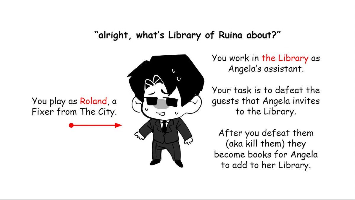 hiii a lot of people over the past few months have asked me what the hell is lobotomy corporation and library of ruina... ...so ive created a quick presentation about it that nobody asked for(A THREAD)