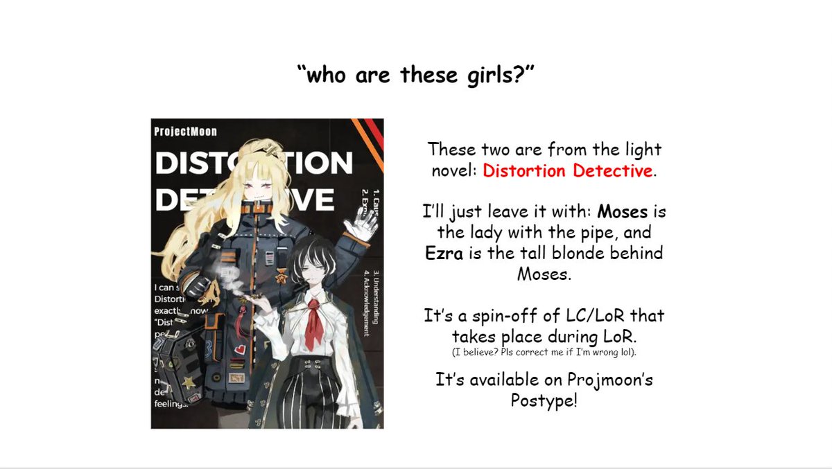 hiii a lot of people over the past few months have asked me what the hell is lobotomy corporation and library of ruina... ...so ive created a quick presentation about it that nobody asked for(A THREAD)