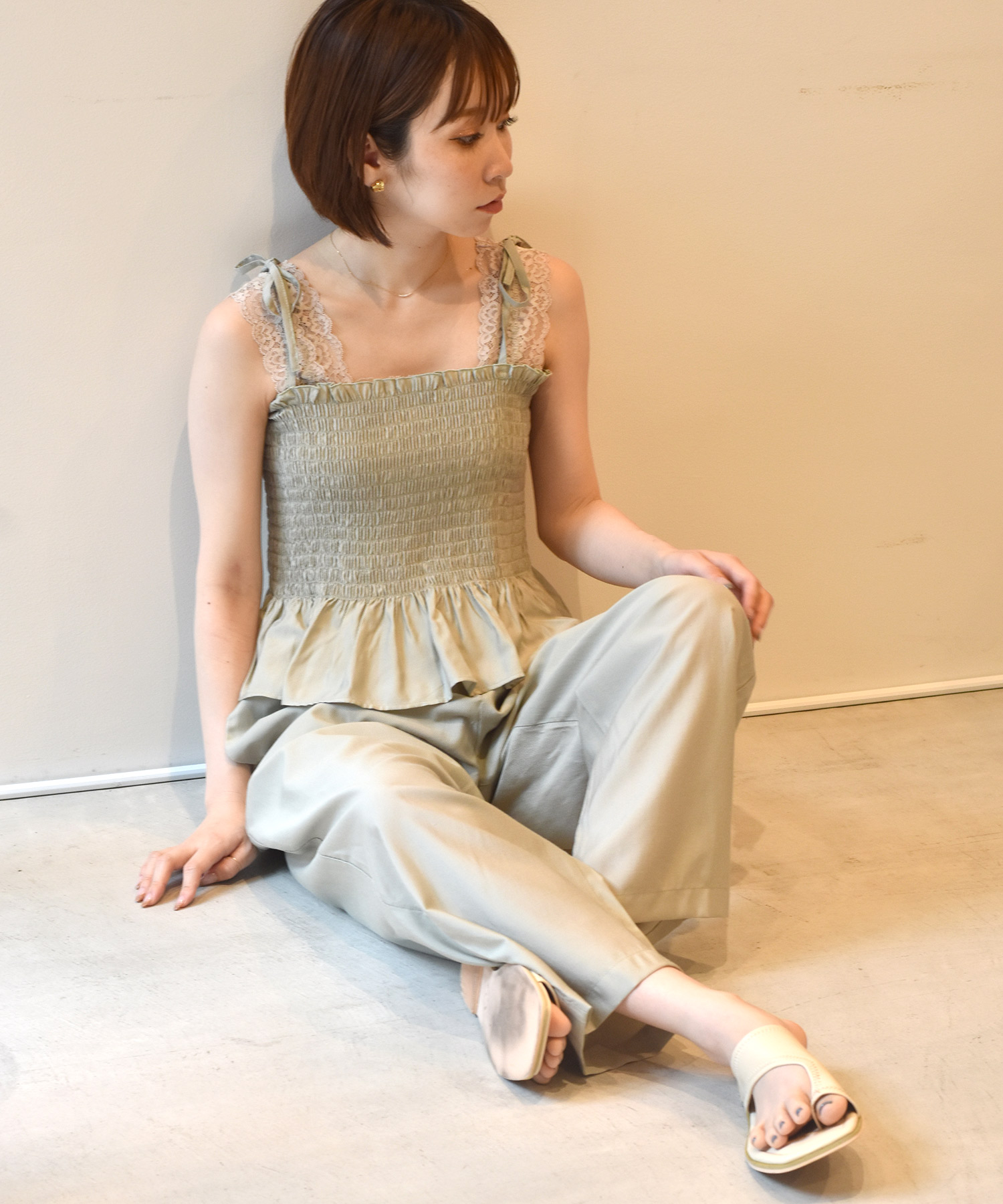 wcloset ビスチェ w closet（ダブルクローゼット）の「ポコポコ2WAYビスチェ