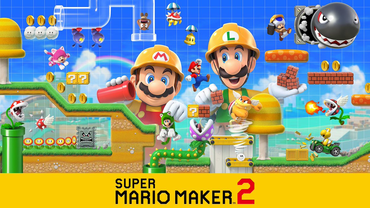 MarioBrosFan825's tweet photo. One year ago today, #SuperMarioMaker2 was released for #NintendoSwitch! https://t.co/5xH9UtNQwJ