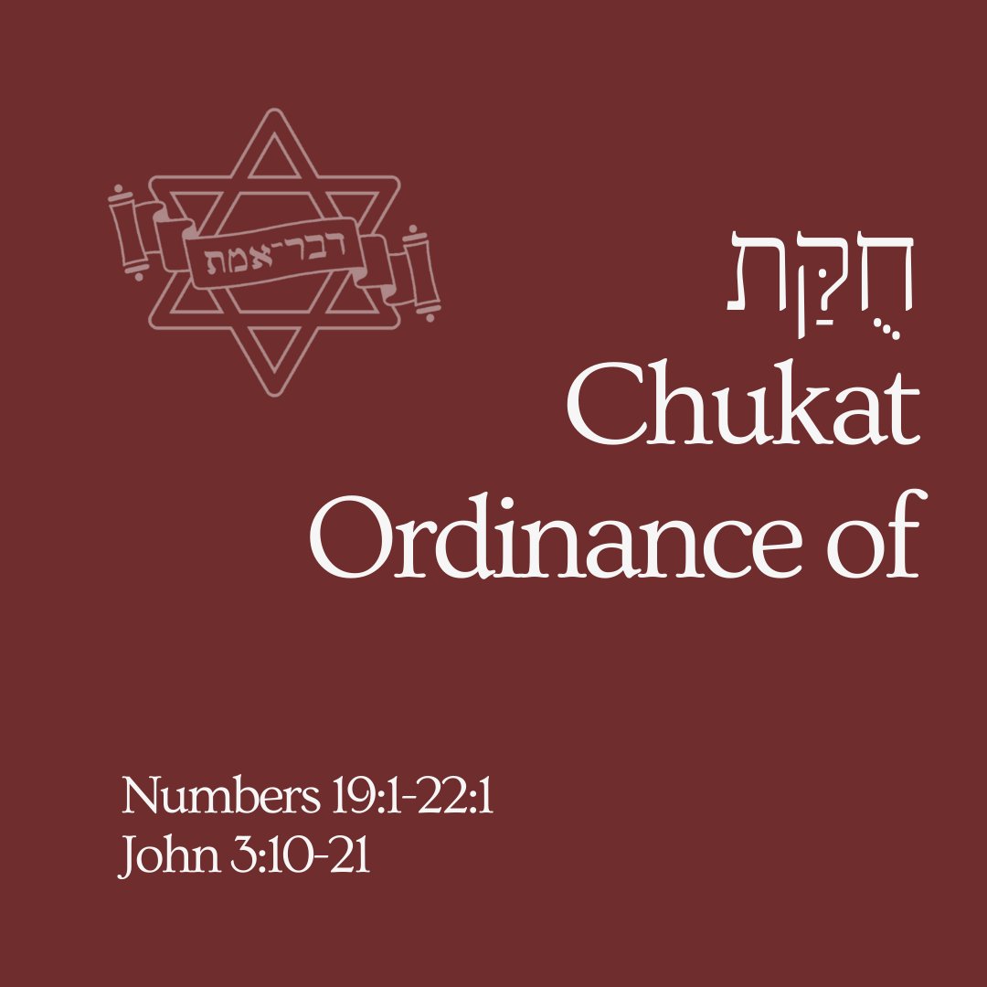 DevarEmet's tweet photo. This week's (double) parsha. Color inspired by the red heifer. https://t.co/bbEkka3um4