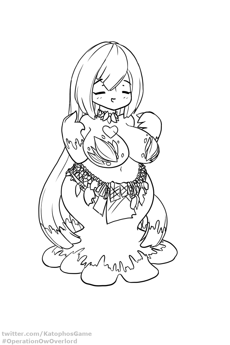 Katophos's tweet photo. More #Katophos #PlotWars waifu card art done. #OperationOwOverlord https://t.co/ryO3IKyjgu