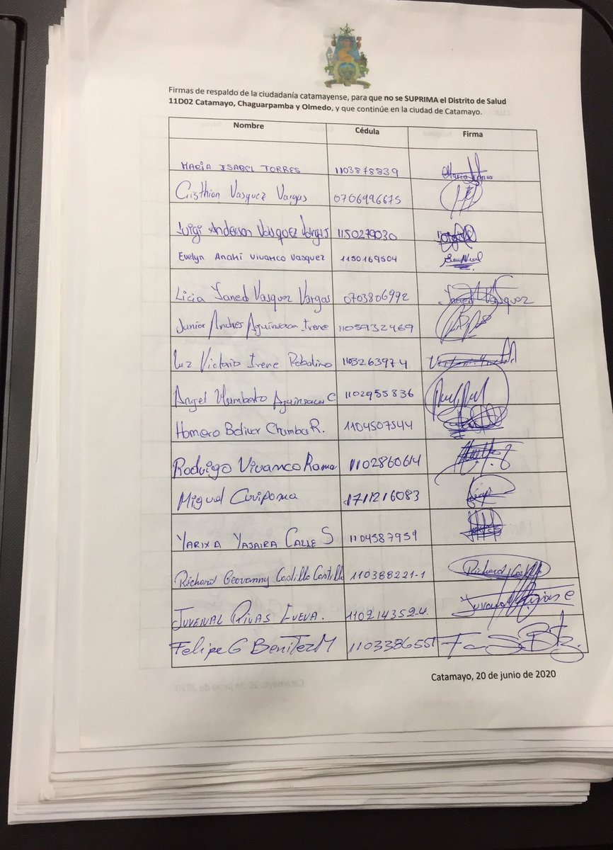 #PorLosDerechosDeCatamayo: <a href="/DrJuanCZevallos/">Dr. Juan Carlos Zevallos</a> los servicios públicos en <a href="/Salud_Ec/">Ministerio de Salud Pública 🇪🇨</a> tienen que ser fortalecidos constantemente, NO DEBILITADOS para que puedan responder de forma oportuna a las necesidades de los ciudadanos.

<a href="/Lenin/">Lenín Moreno</a> #ElDistritoDeSaludSeQuedaEnCatamayo 💪🇬🇦🏥