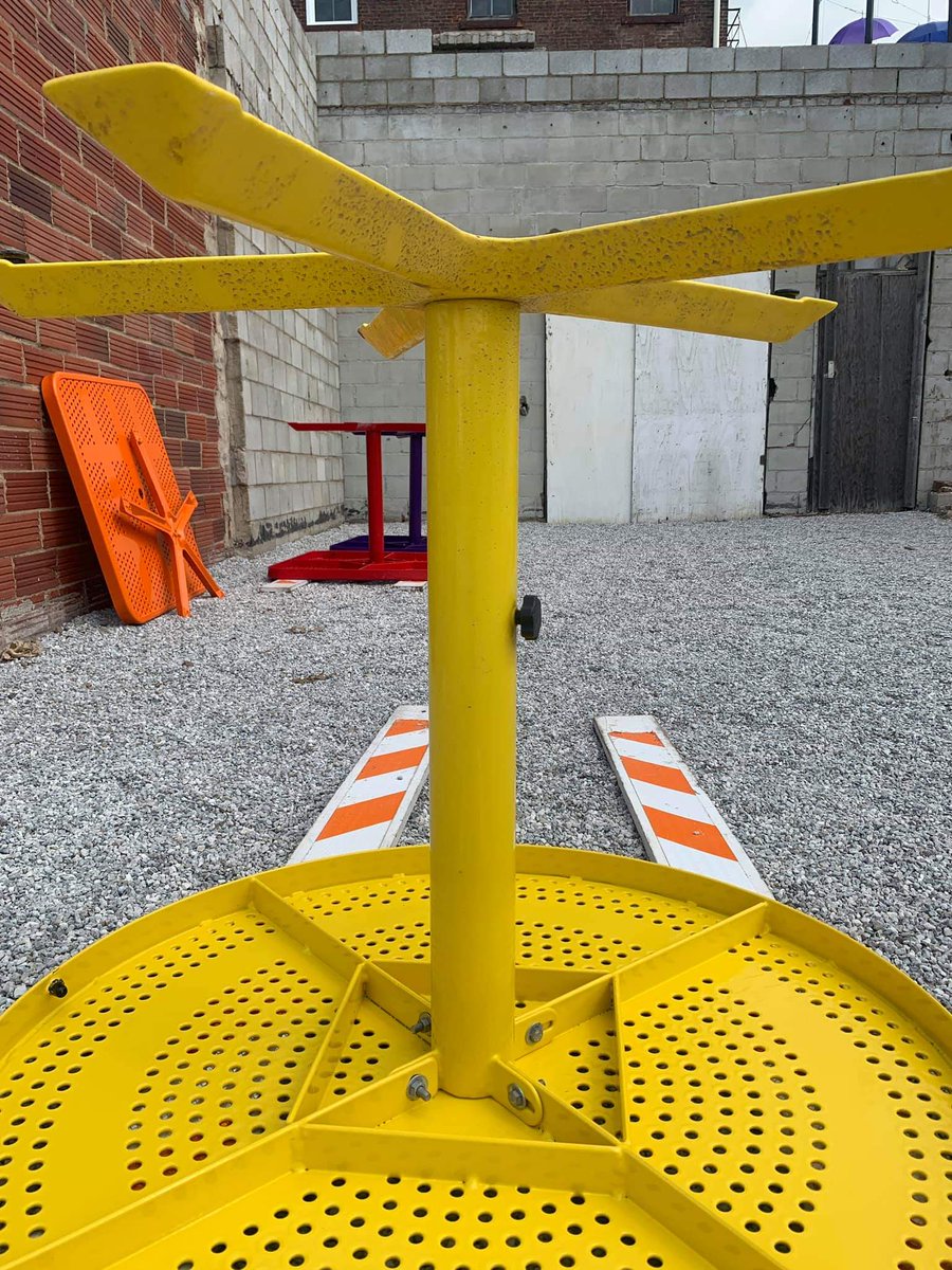 lsvlumbrella's tweet photo. If you're the one that stole the orange table pedestal, you're a friggin jerk. If it would happen to "mysteriously" reappear, we would forgive you without pressing charges though 😉 #cooltocare #fixthetable https://t.co/OX7LscQima