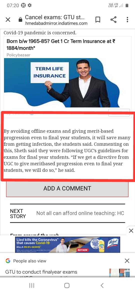 sudipnag99's tweet photo. FYI, @ugc_india didn't declared its mandatory to take exams in July so, @navin_sheth , u should've used ur brains, kept ur ego aside and should've cancelled the exams before the guidelines for the sake of students safety and for the betterment of society. #MeritBasedPromotionGTU https://t.co/aq8Tj3UOsY