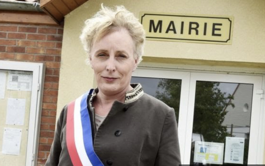 RainbowZebraCo's tweet photo. #France recently elected its first #transgender mayor, #mariecau! Félicitations, Marie! https://t.co/MkpRW9Oiql