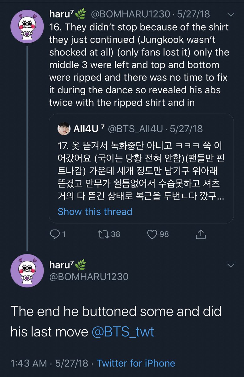 /end “Jungkook wasn’t shocked at all”Of course not...They KNOW