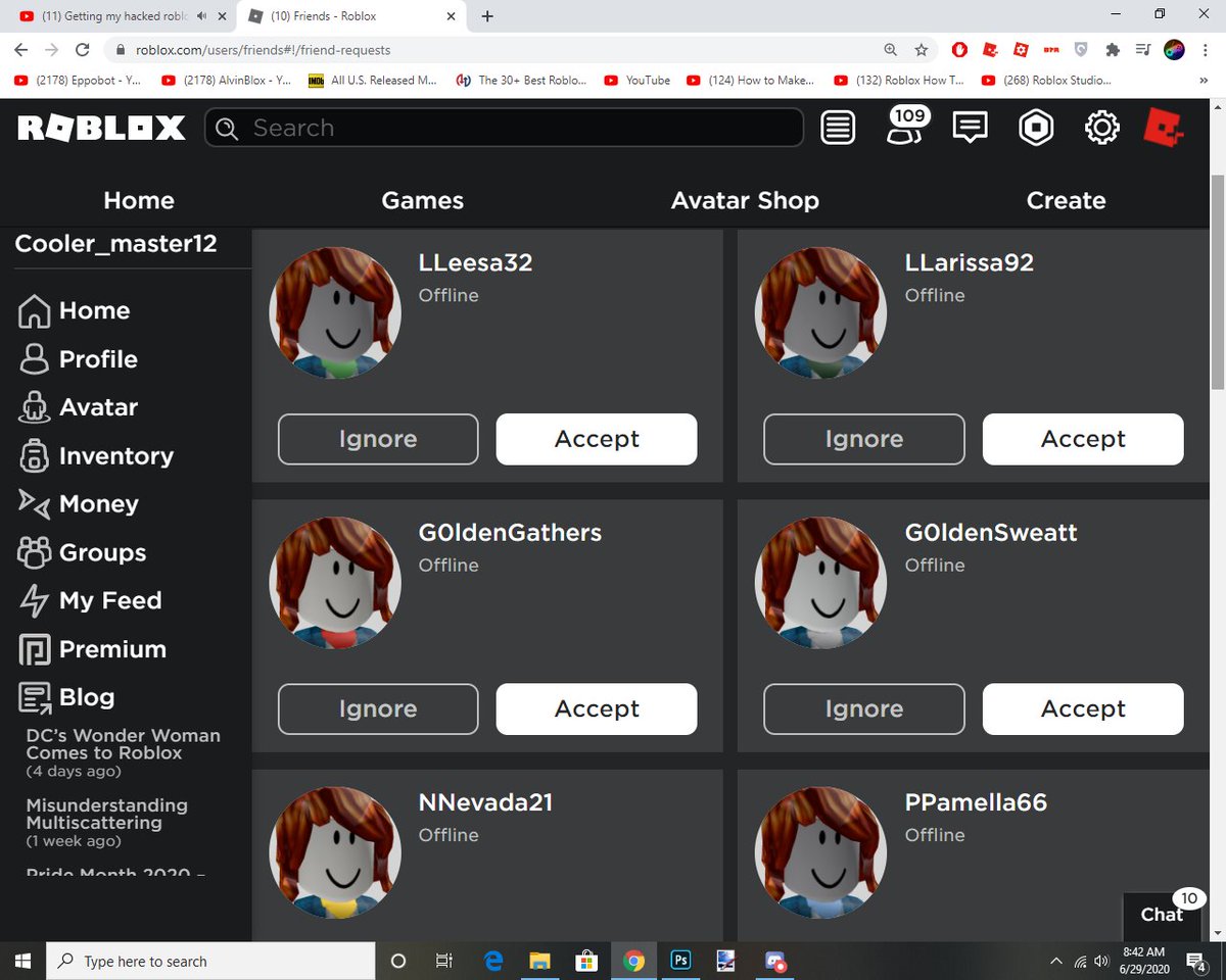 Roblox Account Hacked 2020