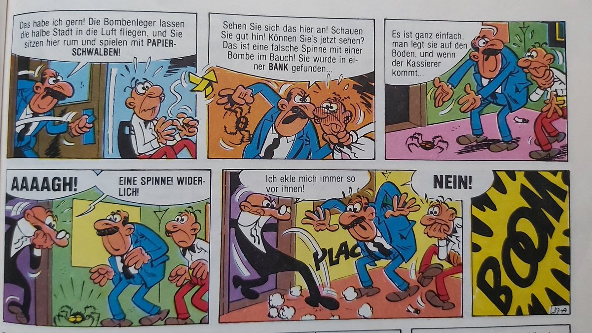cleverundsmart1's tweet photo. Spinne am Morgen, vertreibt Kummer und Sorgen 😊
#cleverundsmart #misterl #fredclever #jeffsmart #ibanez #carlsenverlag #gag #comic https://t.co/WCEZTnGXQt