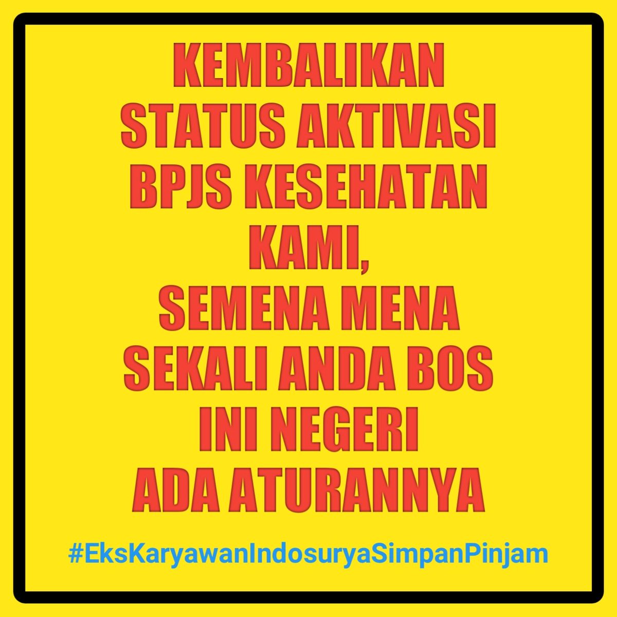 Dwinata28's tweet photo. #indosuryaPHKsepihak
#EksKaryawanIndosuryaSimpanPinjam https://t.co/OUjjQn9Bb4