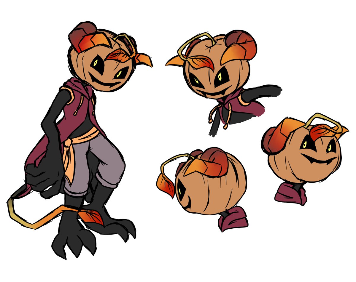 AzixGuardian's tweet image. Some more character designs!

These two are Jack and Lantern! They are technical brothers, except they're each a half of one being (That being is named Xarius)
Jack is one of the main heroes and Lantern is one of the main villains