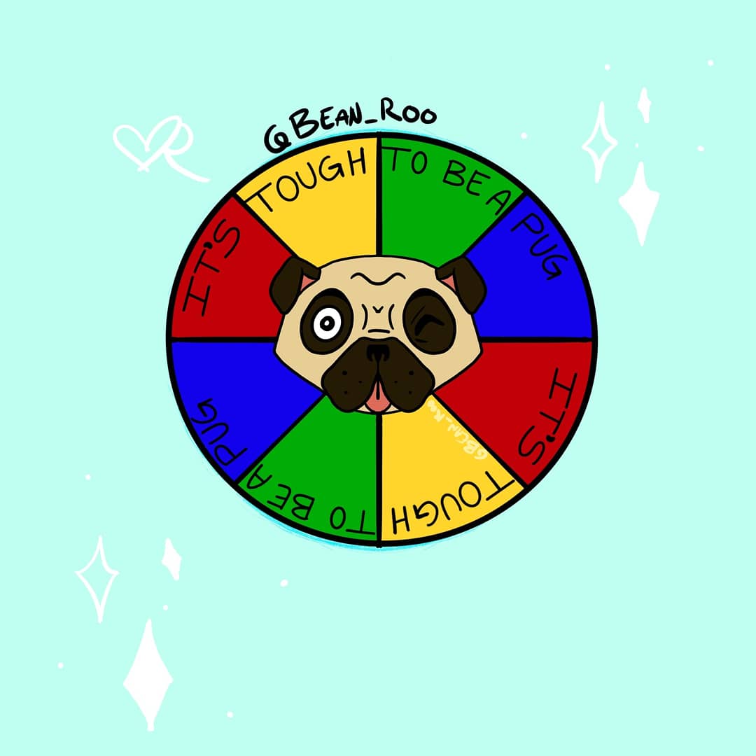 bean_roo's tweet photo. Remember that "it's tough to be a pug" Butler I did a while back? Well, I also did a spinner idea! The joke is that, the gal who hosts the live sales has a prize wheel. So just imagine this lil puggers going round and round!
#pug #pugpin #dogpin #puglife #pindesign #pin #puppin https://t.co/FqdFKHvzwm