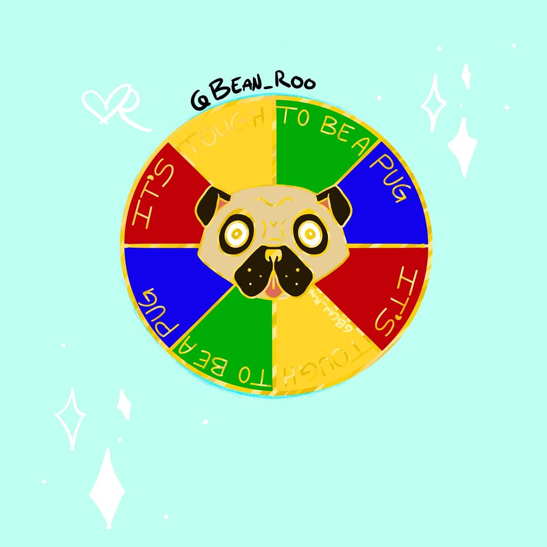 bean_roo's tweet photo. Remember that "it's tough to be a pug" Butler I did a while back? Well, I also did a spinner idea! The joke is that, the gal who hosts the live sales has a prize wheel. So just imagine this lil puggers going round and round!
#pug #pugpin #dogpin #puglife #pindesign #pin #puppin https://t.co/FqdFKHvzwm