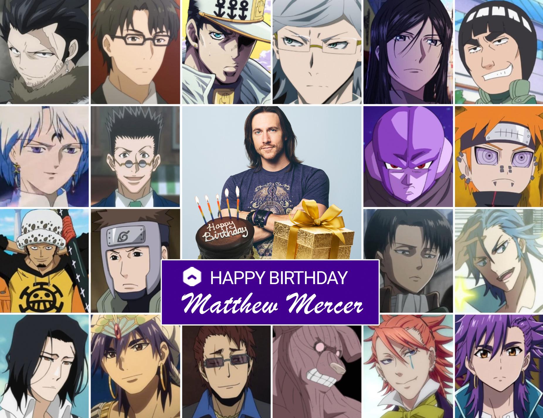 Happy birthday to our favourite Dungeon Master - Matthew Mercer!  