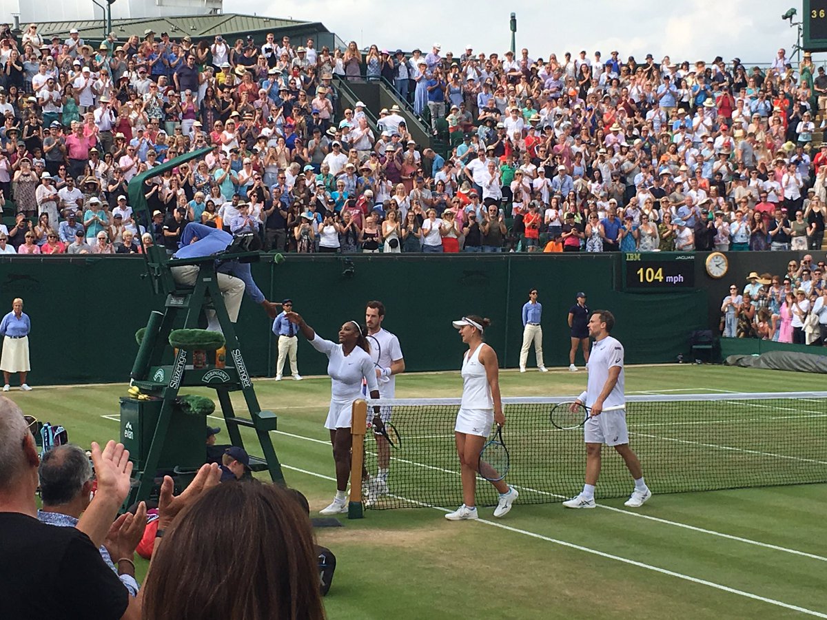 Sorry you’re not here this year <a href="/TheWimbledonQ/">The Queue</a> <a href="/ViewFromTheQ/">The Q</a> finally plucked up the courage to give it a go last year and #TheQueue  didn’t disappoint. Then lucked out on Williams/Murray tickets. Great memories <a href="/Wimbledon/">Wimbledon</a> #WimbledonRecreated