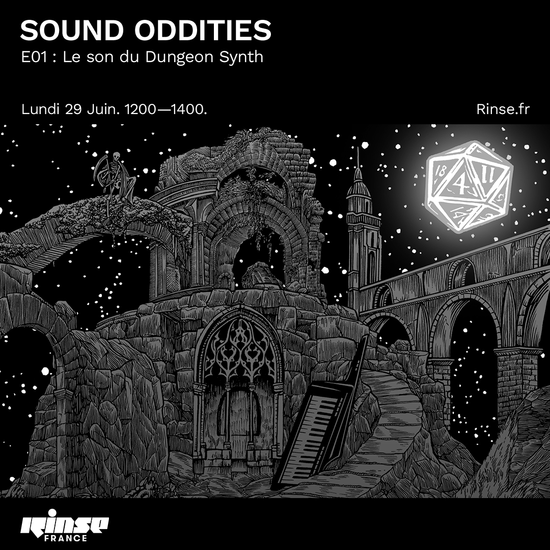 RinseFrance's tweet photo. Il est midi ! 🎶🏰⚔🛡
Tout de suite vous êtes avec l'émission #SoundOddities spéciale #DungeonSynth présentée par #MichaDanger avec #YndiSilva, #Greg aka #OpérationTurquoise & @adhavet !
Bien #verrouillé 🔒https://t.co/GnEXqQ5YAj https://t.co/PH8Qofioz9