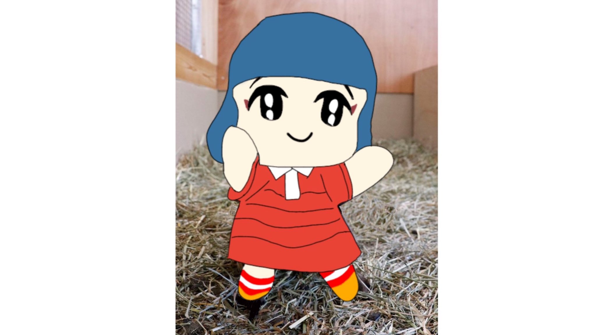 ぽっく 今日の あごにく あごにくちゃんがどうして 宇宙一しあわせな動物 と言われるようになったのか 理由はこの正面顔 ローアングルから見ると口角のきゅっとあがった感じと しもぶくれの顔がとてもかわいく 笑っているように見えるのです 実際は
