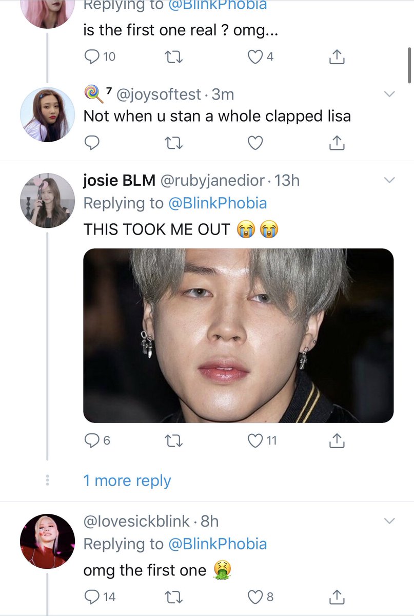 Y’all are only stanning these girls for their looks and it shows... not that there are other reasons to stan for anyway. Go back to hyping their ig pics and leave bts alone
