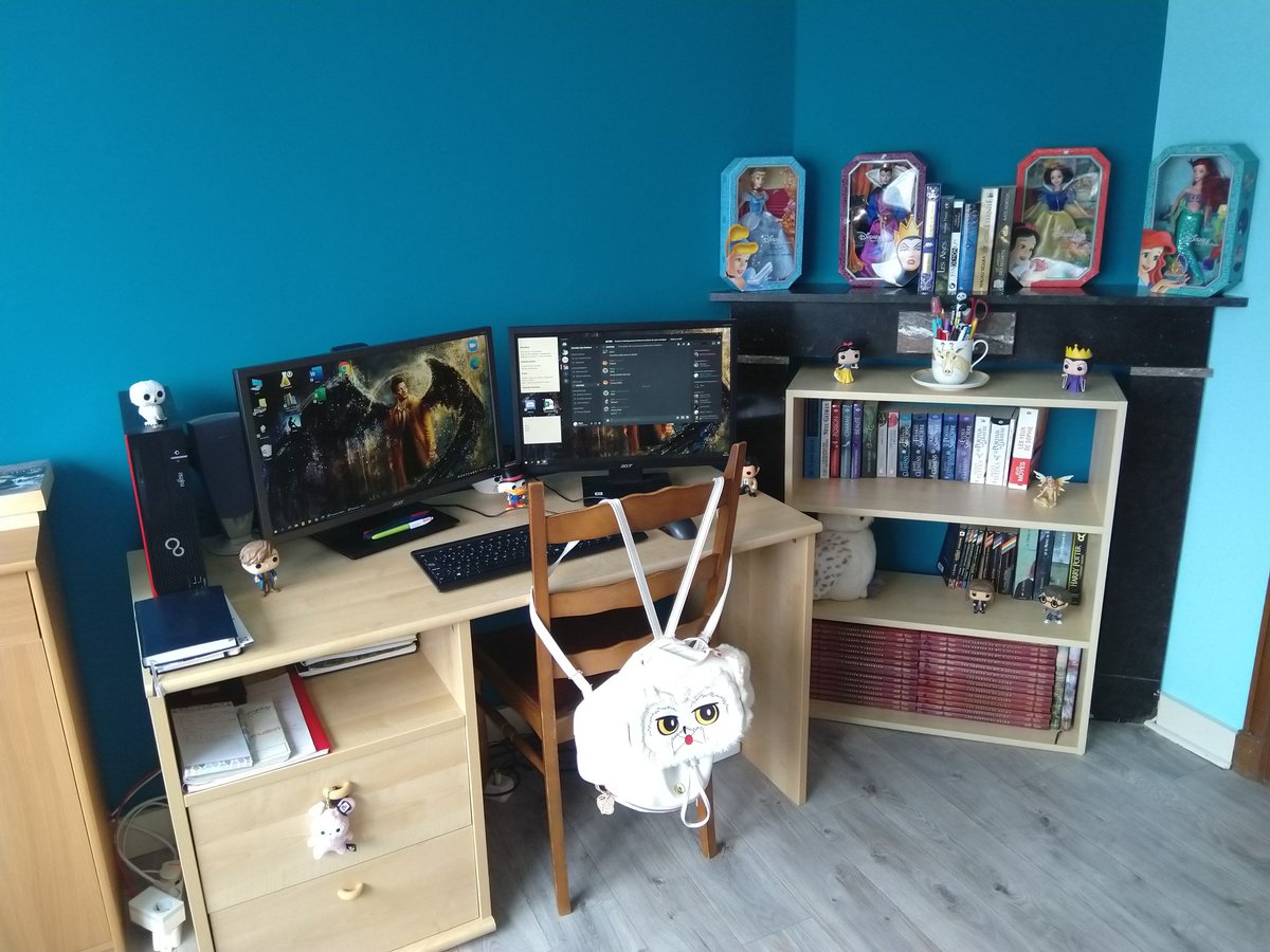 Rose_P_Katell's tweet photo. Nouveau coin travail et lecture. 🥰💖😍
#Bureau #Bibliothéques #Livres #Lecture #CoinTravail #CoinDeTravail #Autrice #Ecriture https://t.co/1XWOM22pT6