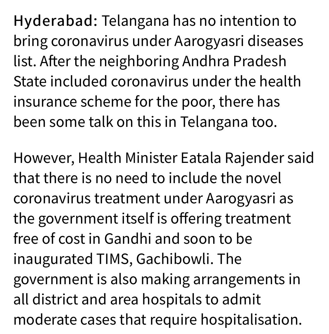ysathishreddy's tweet photo. ఆ యువకుని మృతి బాధాకరమే కానీ యువకుని మృతి కి ప్రభుత్వమే కారణం అనడం బాధాకరం. వేల మంది చికిత్స పొందుతున్న తరుణంలో ప్రతి ఒక్కరిని సిఎం చూడలేడు. సీఎం వైద్యం చేయడం లేదు.
ఆరోగ్య శ్రీ ఐన, ఆయుష్మన్ భారత్ ఐన వైద్యం చేయాల్సింది " డాక్టర్లే ". ప్రభుత్వమే వైద్యం చేపిస్తున్నపుడు ఇవి ఎందుకు? https://t.co/rKx3k54jLZ