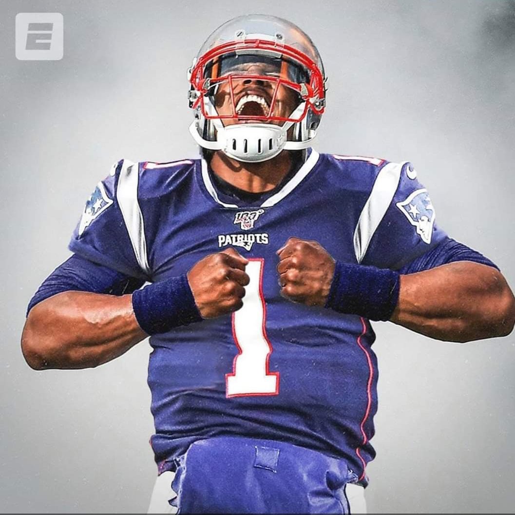 synfullmuzik's tweet photo. Ayo @CameronNewton ???!!! Welcome to NE ... LETS F!@#ING GO! https://t.co/Hb3IyK5yQ2