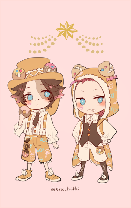ドーナッツ少年 シュークリーム少年
#cancan_nikki 