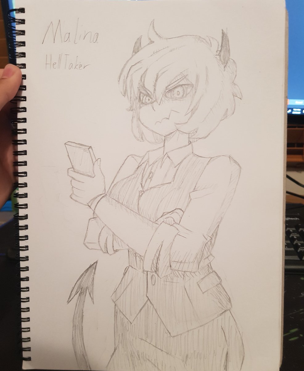 Darkrua_'s tweet photo. Malina from Helltaker -- Best Girl IMO
(ignore her pointy butt on the coloured one)
#helltaker_malina #Helltaker
https://t.co/vfuejHkWY9 https://t.co/5VjD6yIuoH