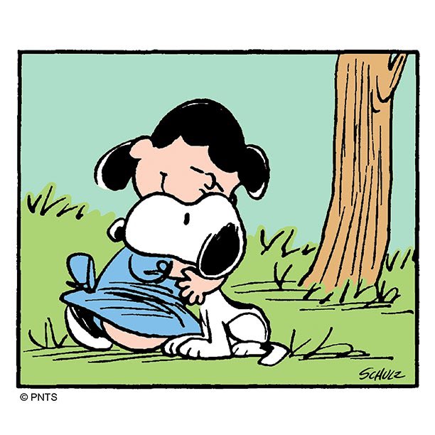 Patti Fade Seungwoo S Wallpaper Is A Photo Of Lucy Van Hugging Snoopy She S Known As The Bossy Bully In The Story So Im Gonna Convince Myself That Seungwoo S Hugging