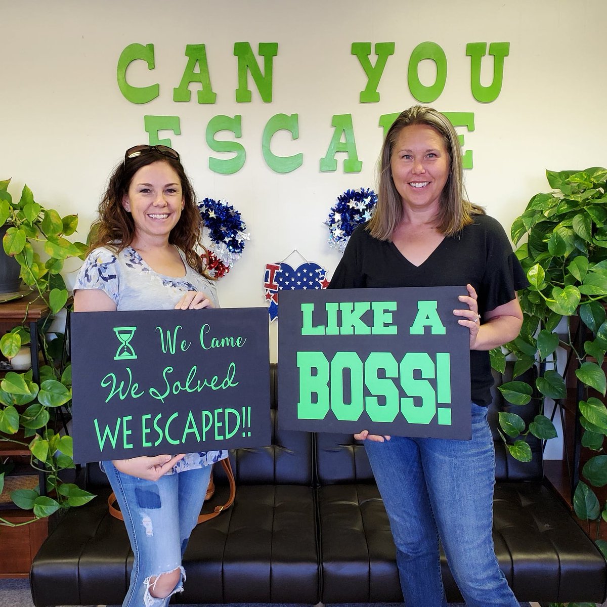 Under_Lock_Key's tweet image. They found the "stash" in Uncle Arv's Cabin!! Always a good time when this duo is in the house!! 56:39  #unstoppables #canyouescape underlockandkeyclovis.com