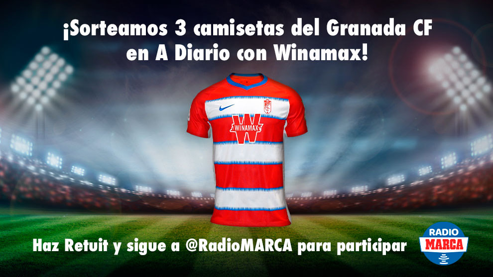🎁SORTEAZO 👕Con @Winamax_Espana... ¡La camiseta del @GranadaCdeF puede ser tuya! 📝Sigue los pasos para participar 🔄Haz Retweet a este Tweet 🔴Sigue a @RadioMARCA 🏆🏆🏆Sorteo de 3 camisetas: 1 el lunes, 1 el martes y 1 el miércoles. ¡El ganador será anunciado en #ADiario!
