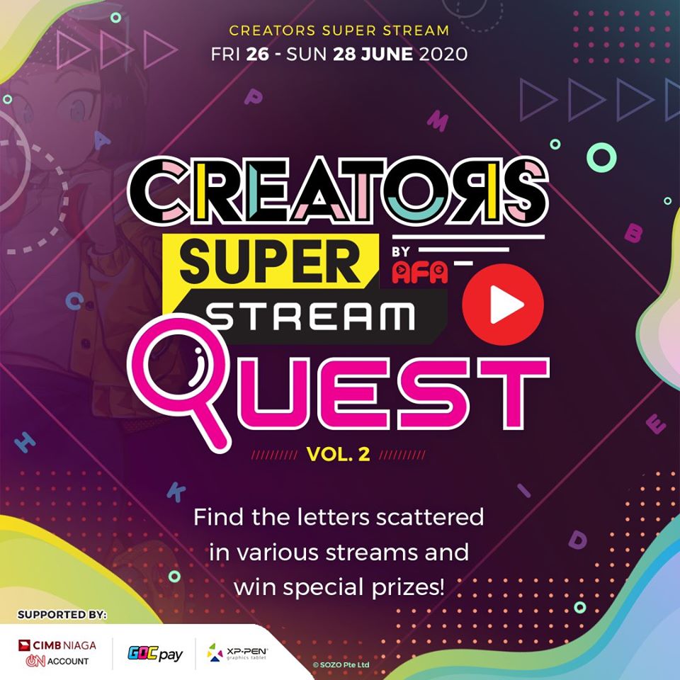 #CSSVol2 Pengumuman pemenang CSS Quest yang kedua!

GOOGLE PLAY VOUCHER 300,000 IDR by GOC
Rere Odellia
Andi Chaerun Fajar

CSF MERCHANDISE
Harun Arrouf
Yohanna Cecilia
Nabil Rajwa Hilmi

css.creatorsuperfest.com

Stay Home, Stay Safe, Stay Creative!