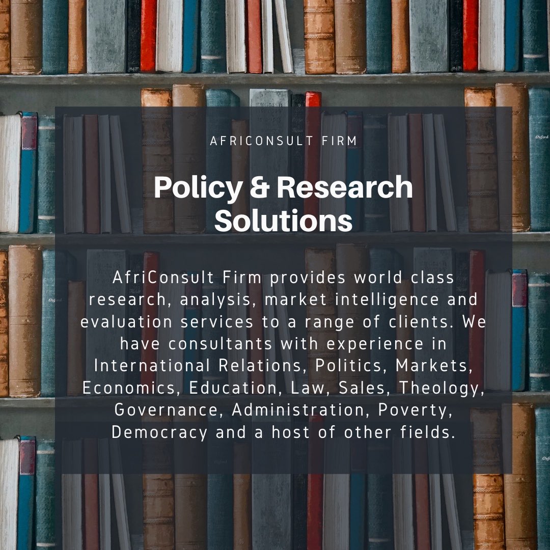 At  @africonsultfirm we offer an array of services which include Legal Services, Policy & Research Solutions, Creative & Information Technology Services and one of my favorites which is support for professionals in the Entertainment industry. This include a free month trial for-