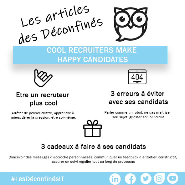 Connaissez-vous le livre « Cool parents make Happy kids » ? Bérangère Gonzalez pense qu'il en va de même en recrutement. Cool Recruiters make Happy Candidates ? 

Ce sujet vous intéresse ? Retrouvez l’article entier👉  cutt.ly/iyPX8G7 

#LesDéconfinésIT
