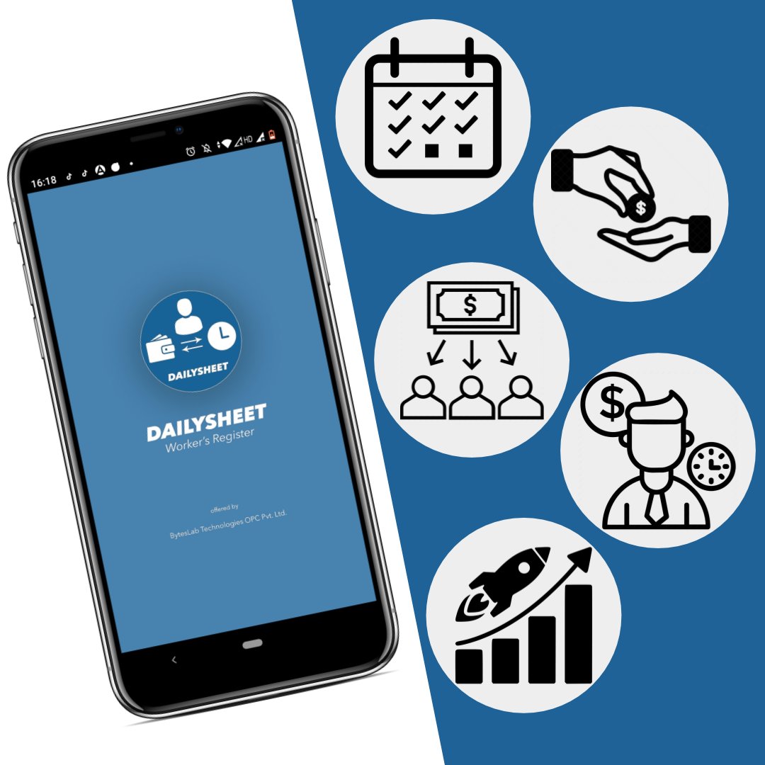 byteslabtech's tweet image. DailySheet allows you to focus on staff core tasks rather than on manual or unproductive tasks as it offers:
- Attendance &amp;amp; Salary management
- Credit-debit management
- Multi-unit support
- Date wise reports generation
- Safe &amp;amp; secure
- Many more
#business #Industry #Monday #app