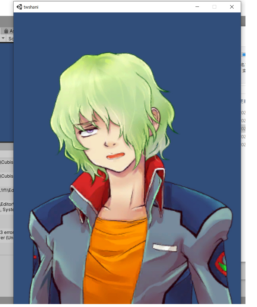 しよ田 モデルのインポートする 事前にcubismsdkモデルのインポート設定変更 Unity Should Import As Original Workflow をチェック １ モデル一式が入っているフォルダーをprojectウィンドウに突っ込む ２ Cubismモデルが水色キューブになったりする