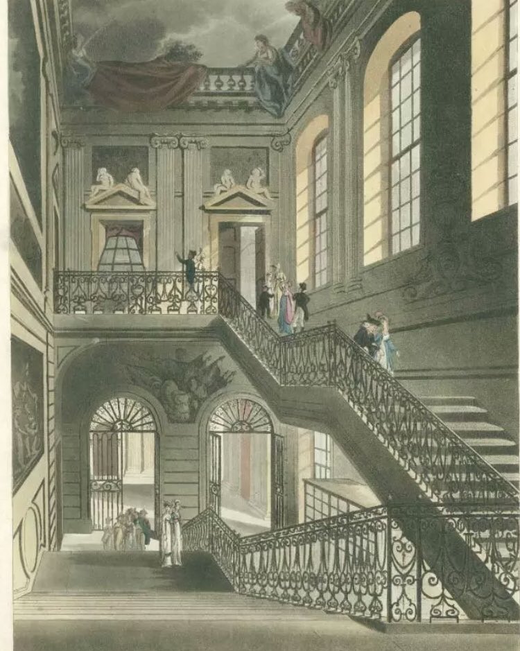 The British Museum hall and staircase