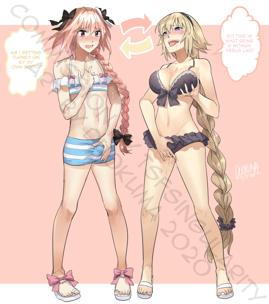 Astolfo and Jeanne swapped body?! 