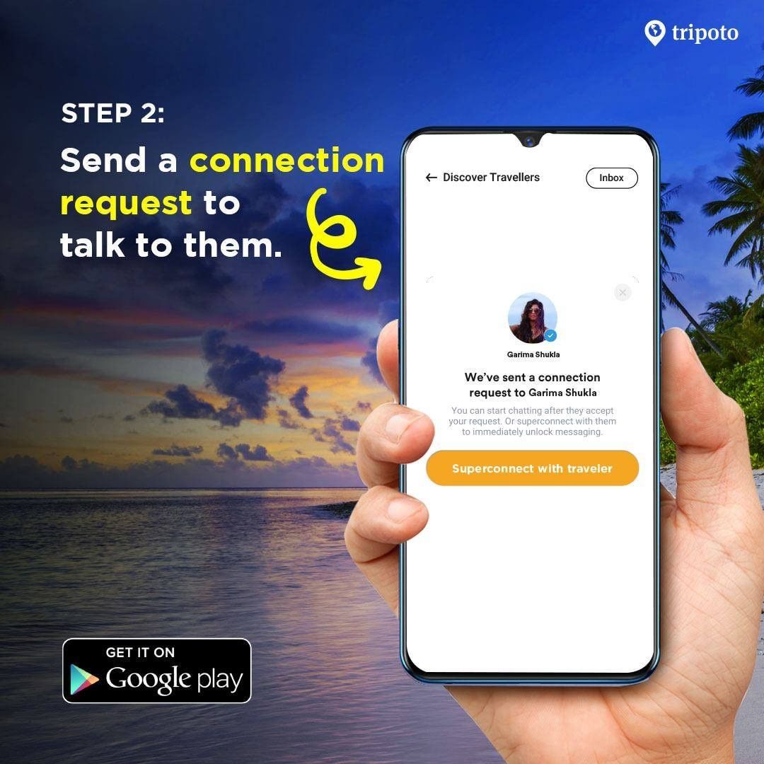 tripoto's tweet photo. In a pandemic, when the thought of travelling on a crowded bus/train/plane is scary, cars &amp; cabs are the way ahead. But that also means higher costs.Tripoto helps you find travel buddies who can share the expenses:https://t.co/4m2nCh8iTx #SwipeToSave. (Android only)⠀ ⠀⠀⠀⠀ https://t.co/uKpU6aq9zs