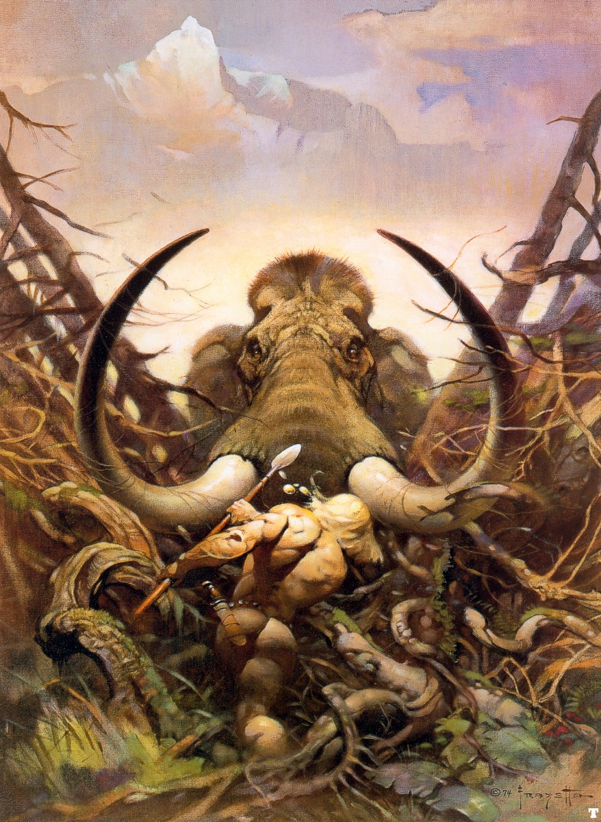 Frank Frazetta. 'The Mammoth'