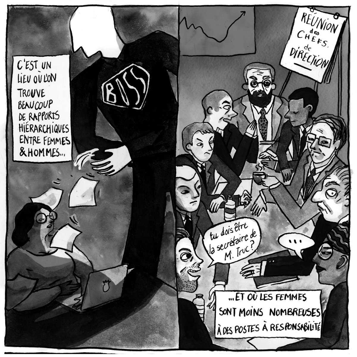 laaatelier's tweet photo. 1/3 📣 LE BUREAU DES VIOLENCES 

Travail : découvrez le 5ème lieu de violences faites aux femmes dans le cadre de notre campagne « Les lieux de la violence, la violence des lieux », labellisée @onufemmesfr &amp; #GénérationÉgalite

#laviolencedeslieux https://t.co/eaDAhJVr4E