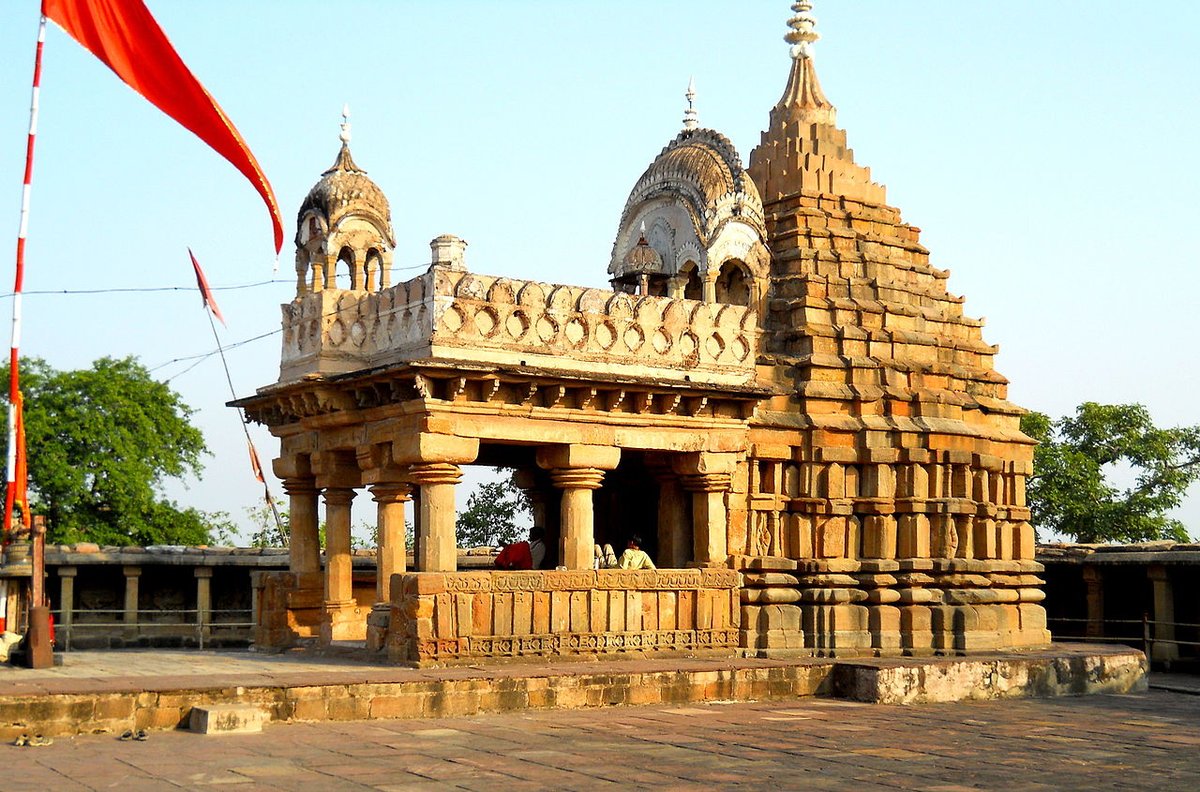 Some of the temples built by Kalchuris of Chedis:- Karna temple at Amarkantak- Karna-meru temple at Varanasi- Chausath Yogini Temple, Jabalpur- Virateshwar Temple, Sohagpur- Machendranath Temple- Numerous other temples in Amakantak