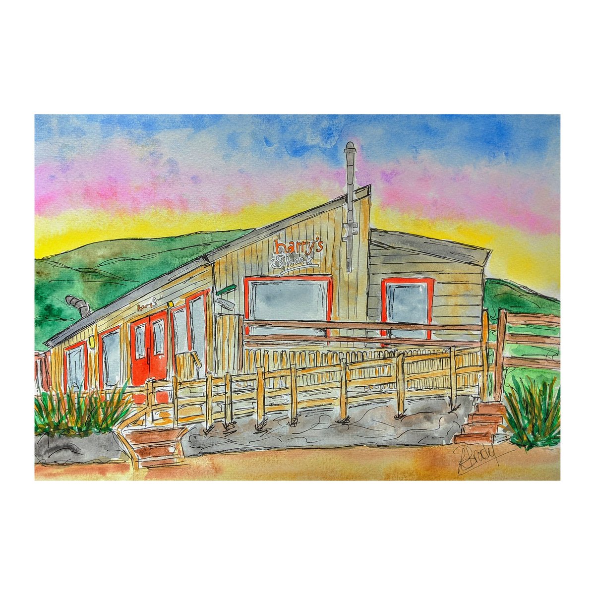 artbyloisbrady's tweet photo. Original Watercolour illustration of sunset at Harry's shack Portstewart. A4
#portstewart @harrys_shack #atthebeach #finedining #coffee #beach #wedding #walkthencoffee #northcoast #causewaycoast #northernireland #dogfriendly #harrysshack #portstewartstrand #watercolour #gouache https://t.co/RgNYnZpHcU