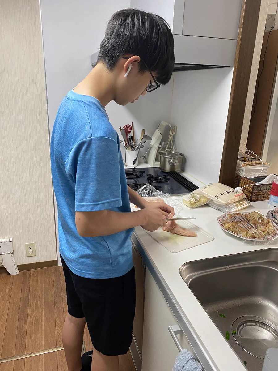 息子(高1)が作る晩ご飯まとめ！休校中に食と経済を学ばせる母！？