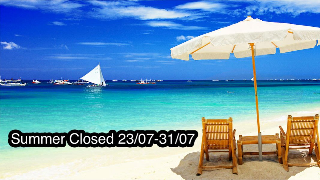 Wij sluiten even de deuren van 23/07 t.e.m. 31/07.

Fijne vakantie!

#zomer2020 #omnisafe #omnisafegenk #vakantie