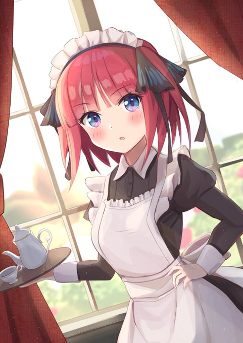 フェイさんがTwitterに投稿した中野二乃(五等分の花嫁)のイラスト。