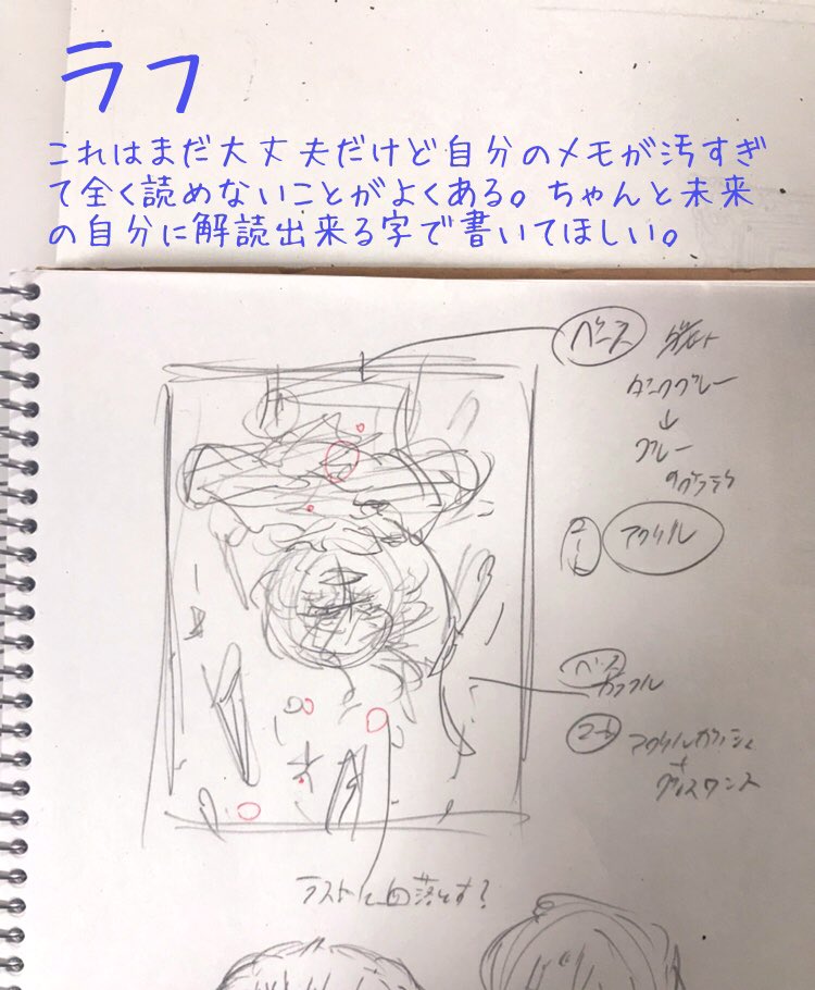 ヴァニタスの手記8巻扉絵②

線画まで。 