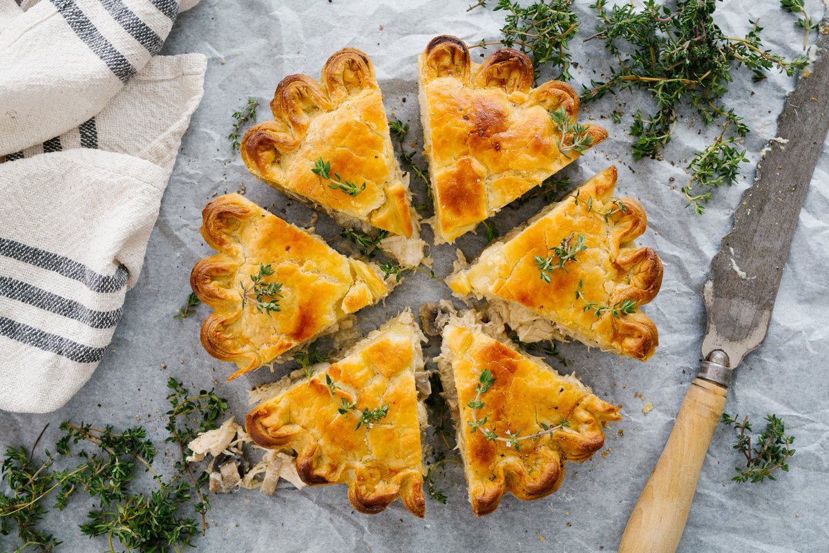 Hi folks! As part of an ongoing effort towards a #sustainable planet for all, we are proud to inform you that all the chicken we use for our products, including pies and quiches, is now free-range.