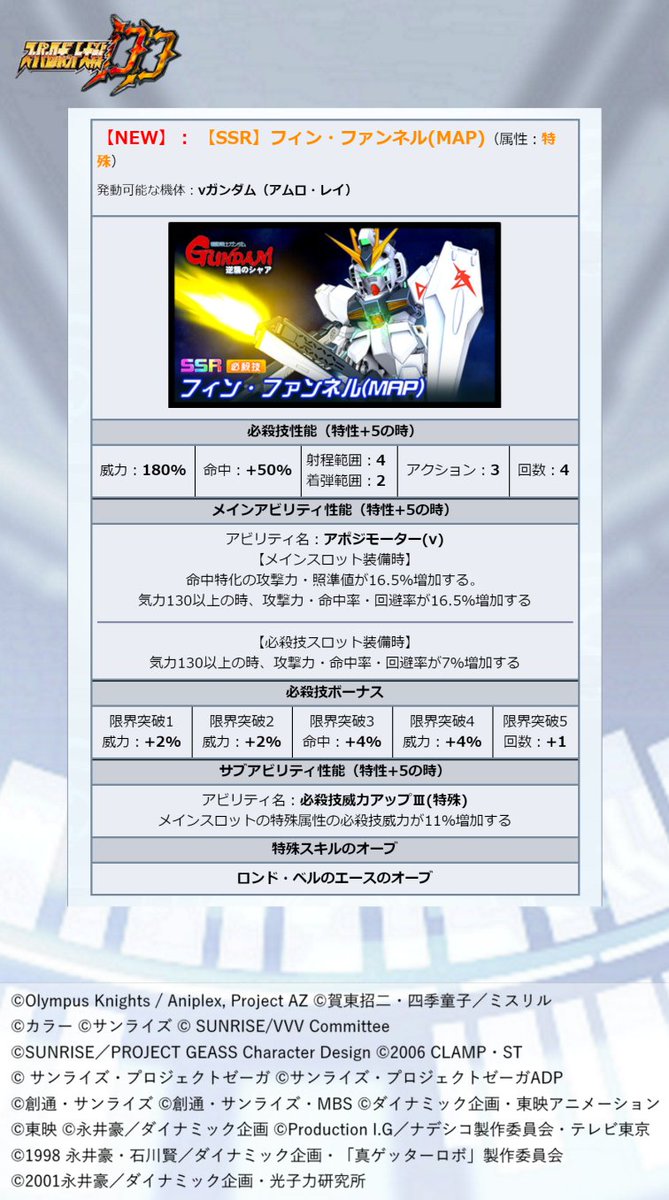 スーパーロボット大戦dd公式 フィン ファンネル Map 戦闘演出紹介 6月30日開始の 4ステップアップガシャ 奇跡を引き起こす者 に Nガンダム アムロ レイ の Ssr フィン ファンネル Map が登場 性能をご紹介します スーパーロボット大戦dd公式 フィン ファンネル Map 戦闘演出紹介 6月30日開始の 4ステップアップガシャ 奇跡を引き起こす者 に Nガンダム アムロ レイ の Ssr フィン ファンネル Map が登場 性能をご紹介します