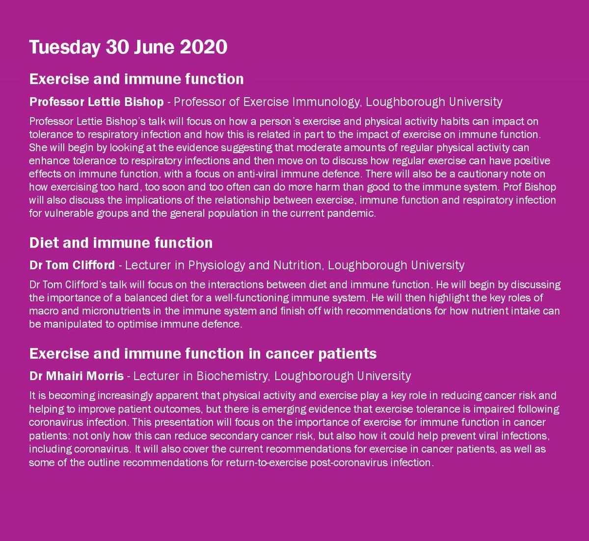 NIHR Leicester BRC and CRF (@leicesterbrc) on Twitter photo The next <a href="/ncsemem/">NCSEM East Midlands</a> COVID-19 lifestyle education session is tomorrow - these are open to all GPs, #HCPs and anyone with an interest. Find out more: ncsem-em.org.uk/education/cpd/…
<a href="/LeicResearch/">Research at Leicester's Hospitals</a> <a href="/lborouniversity/">Loughborough University</a> <a href="/Alisonstanley1/">Alison stanley</a> <a href="/Leic_hospital/">Leicester's Hospitals</a> <a href="/mhairimorris/">Mhairi Morris</a> The next <a href="/ncsemem/">NCSEM East Midlands</a> COVID-19 lifestyle education session is tomorrow - these are open to all GPs, #HCPs and anyone with an interest. Find out more: ncsem-em.org.uk/education/cpd/…
<a href="/LeicResearch/">Research at Leicester's Hospitals</a> <a href="/lborouniversity/">Loughborough University</a> <a href="/Alisonstanley1/">Alison stanley</a> <a href="/Leic_hospital/">Leicester's Hospitals</a> <a href="/mhairimorris/">Mhairi Morris</a>